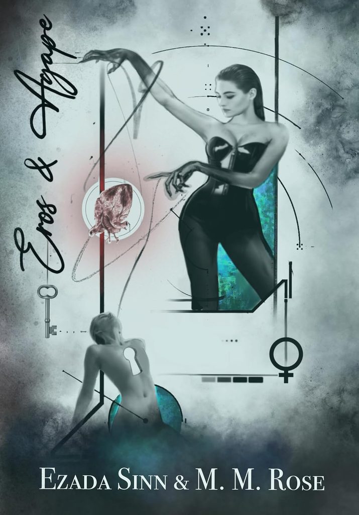 Book cover for the novel Eros and Agape by Ezada Sinn and M.M. Rose